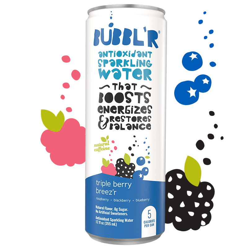 BUBBL'R triple berry breez'r can