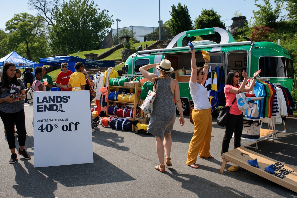 Retail — Airstream tour, selling on site